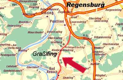 Lage auf der Landkarte